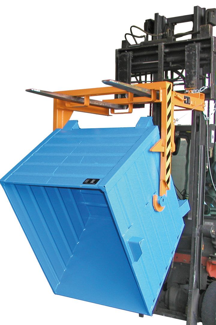 BAUER Kipptraverse - für Stapelkipper mit 1.500 l Volumen - hydraulisch - feuerrot