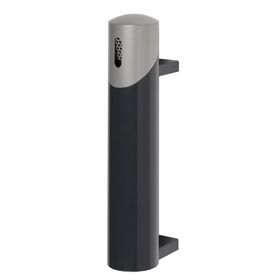 Wandascher aus Stahl - Volumen 1,4 l - 510 x 100 x 170 mm (HxBxT) - Farben wählbar