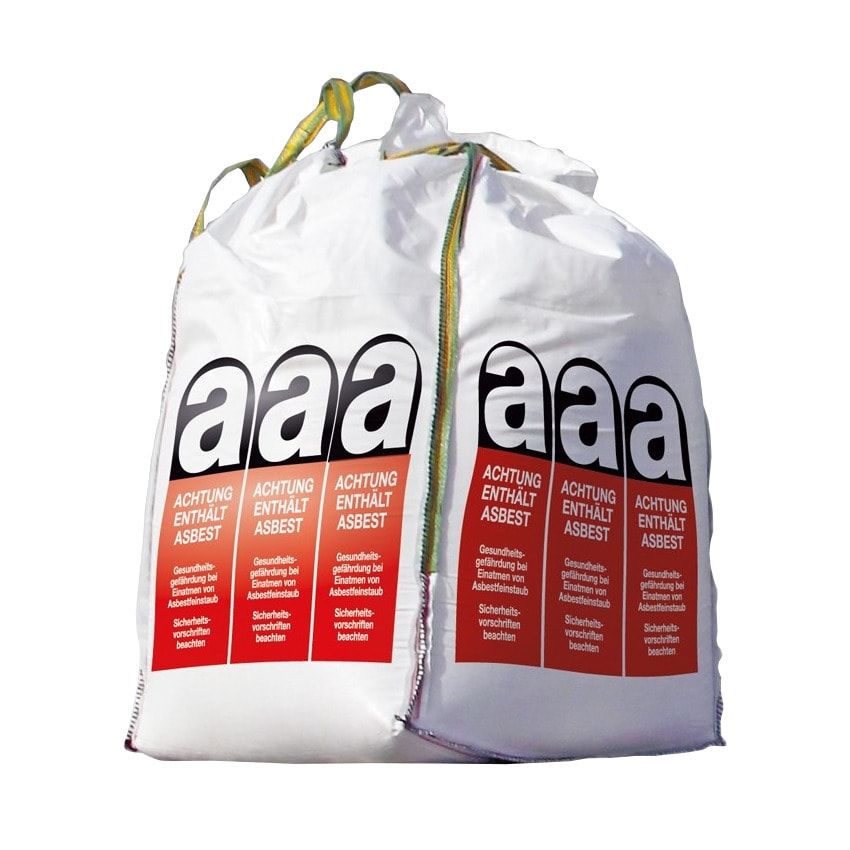 Big Bag - 10 Stk. - Nutzlast 1.000 kg - 1.100 x 900 x 900 mm (HxBxT) - weiß