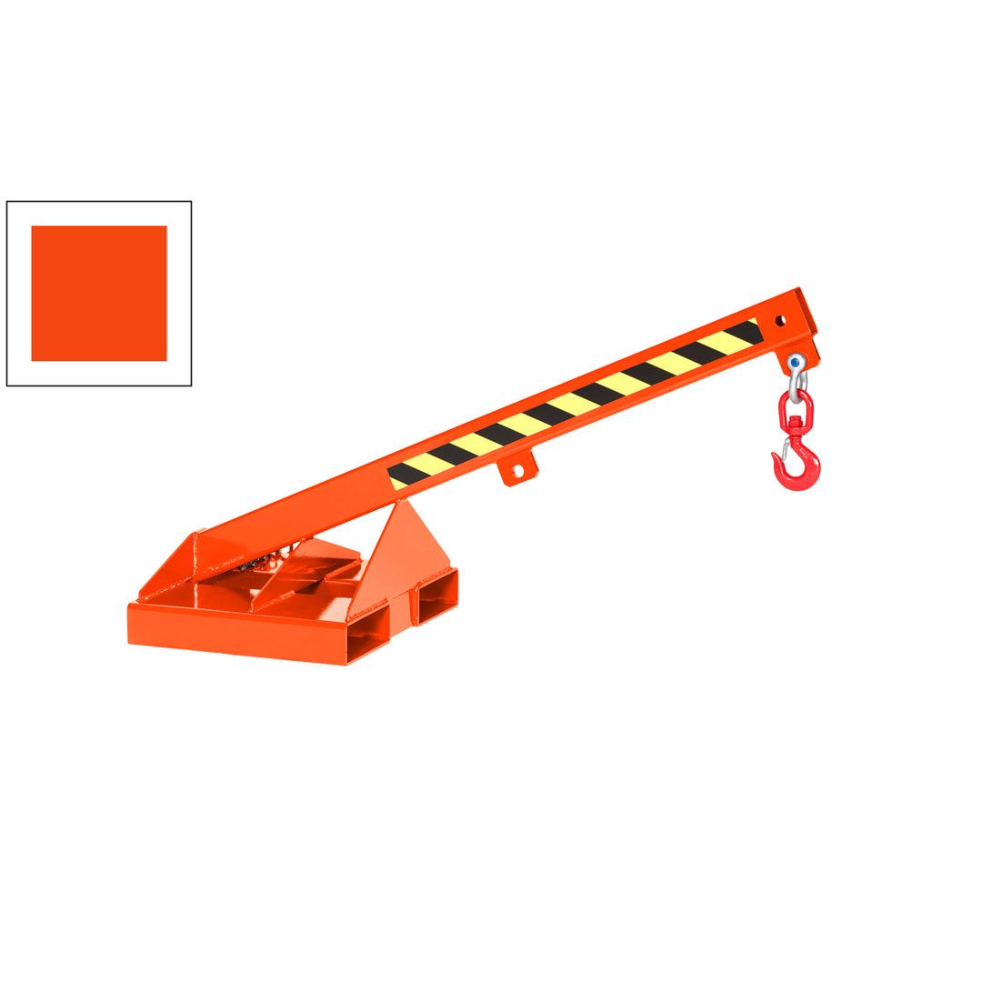 Lastarm - starr, Neigung 25 Grad - Länge 1.390 mm - Traglast 350 - 1.000 kg - enzianblau