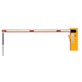 Elektrische Schranke, Wegsperre, Schlagbaum, Wegfahrsperre, Schrankenanlage, mit Pendelstütze, Fernbedienung, Breite wählbar