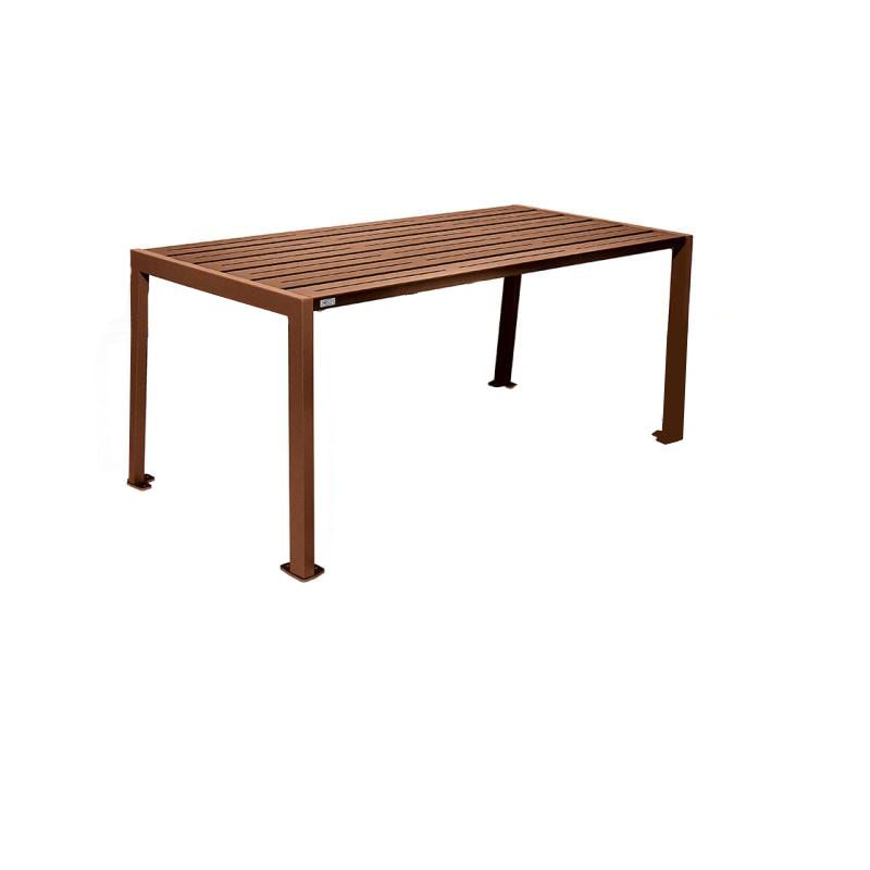 Tisch aus Stahl - verzinkt und beschichtet - 750 x 1.800 x 798 mm (HxBxT) - Farbe enzianblau