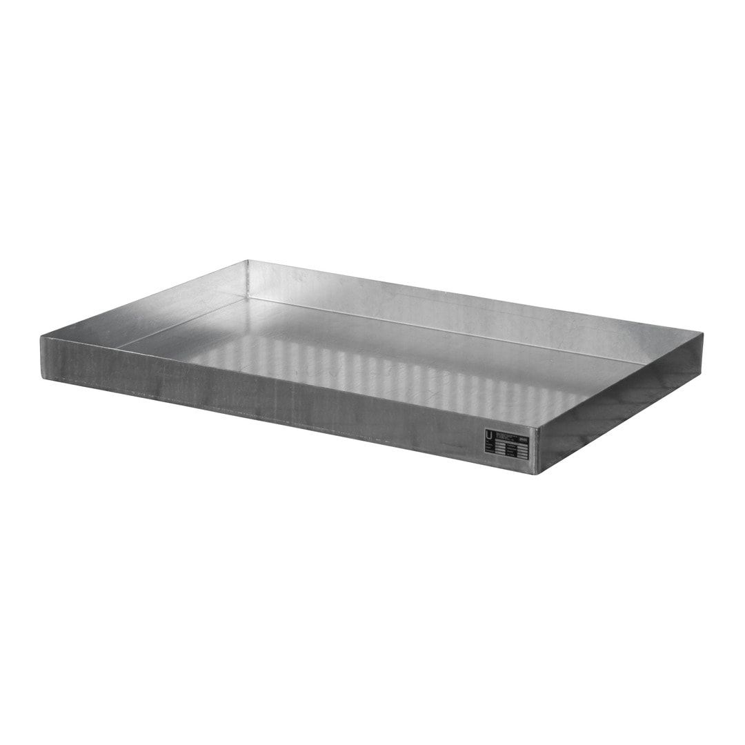 Kleingebindewanne für Paletten - Volumen 20 l - 120 x 600 x 400 mm - Edelstahl
