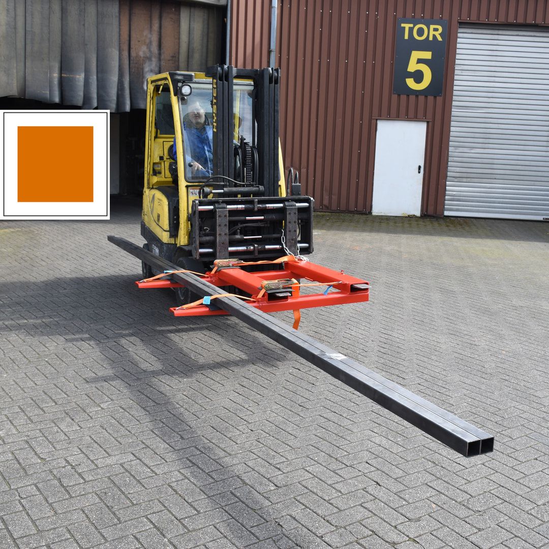 Langgutseitenlader - Traglast 750 kg - 145 x 1.100 x 1.465 mm (HxBxT) - feuerrot