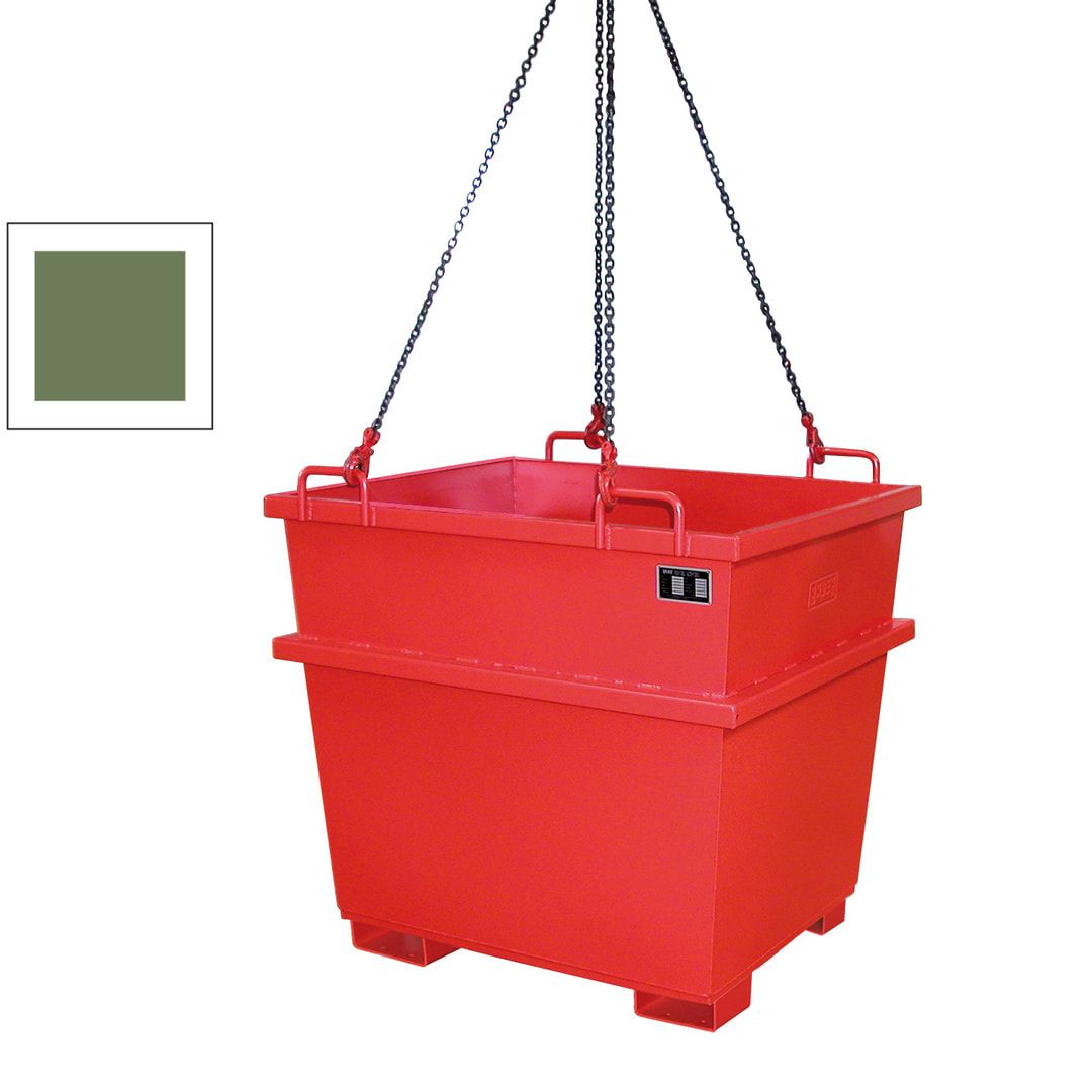 Container - konisch - Volumen 1.000 l - Traglast 2.000 kg - feuerrot