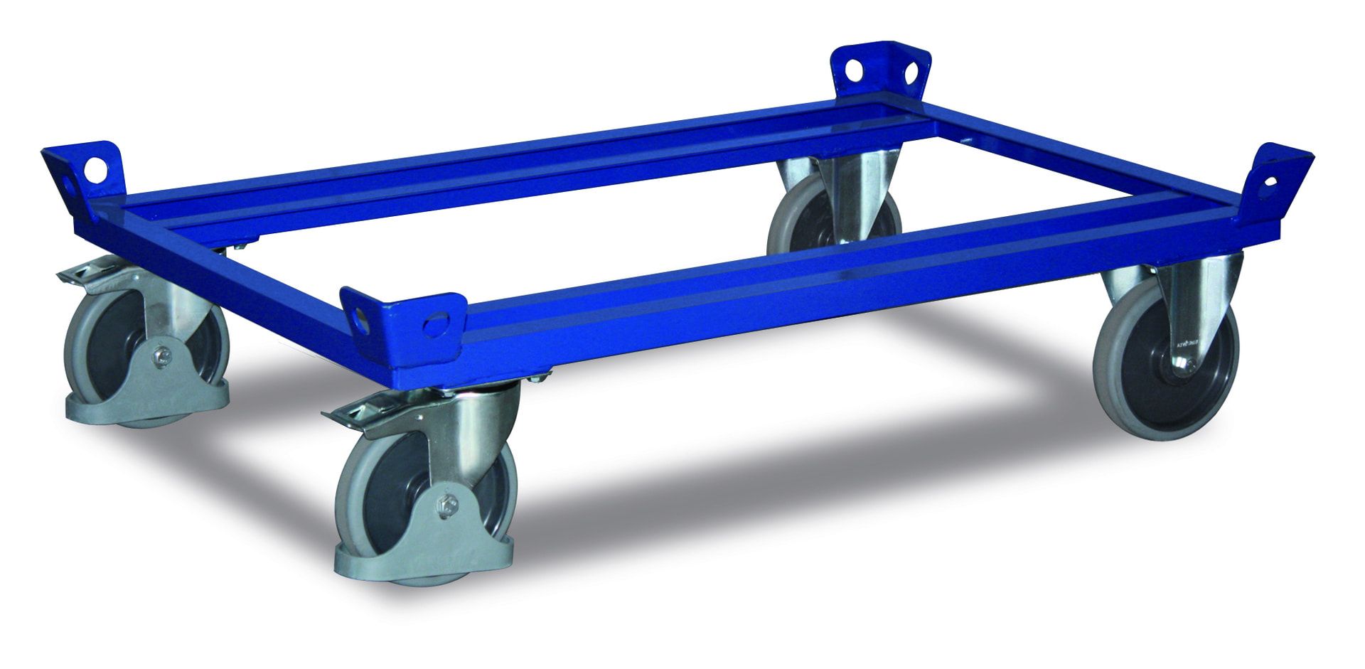 Palettenfahrgestell - Ladefläche 1.010 x 1.210 mm (BxT) - Traglast 1.050 kg - Zentralfeststeller