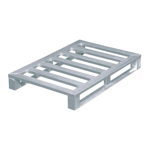 Aluminium Flachpalette - Eckfüße - Breite 600 mm - Tragkraft 600 kg - Zarges
