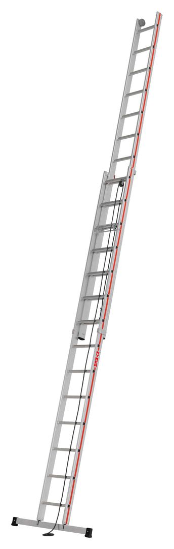 Aluminium-Seilzugleiter - Zweiteilig - Länge 10.260 mm - Aluleiter Hymer