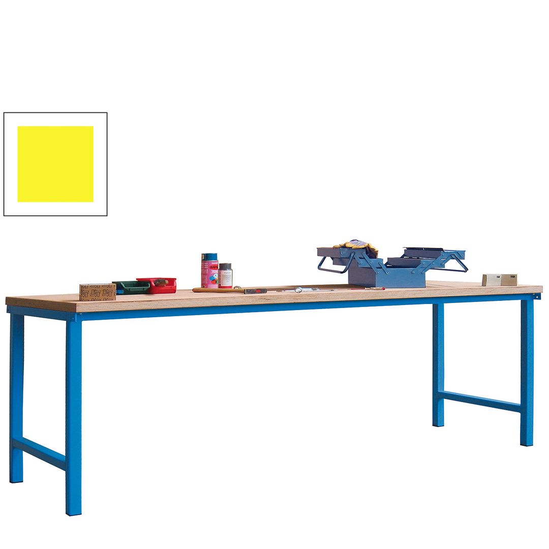 Werkbank - 900 x 2.000 x 700 mm (HxBxT) - Traglast 1.400 kg - anthrazitgrau