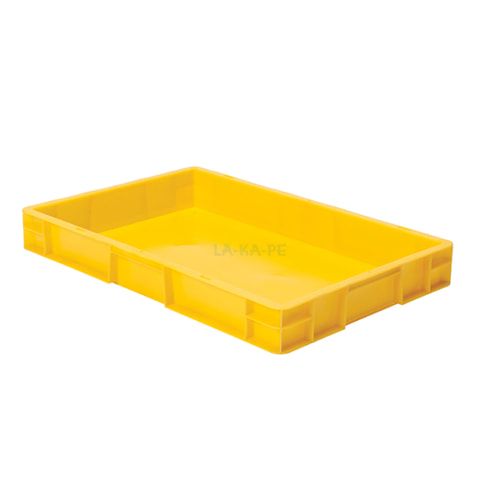 Eurobox - Eurokasten - Volumen 14,5 l - Boden und Wände geschlossen - 75 x 400 x 600 mm (HxBxT) - VE 2 Stk. - blau