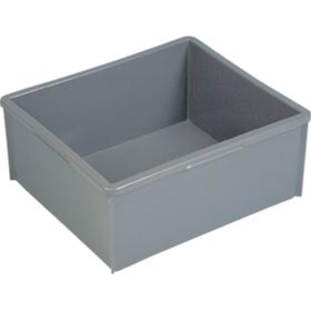 Eckiger Behälter,PE,BxLxH 525x455x220 mm - 40 l - 2 Stk. - natur oder grau