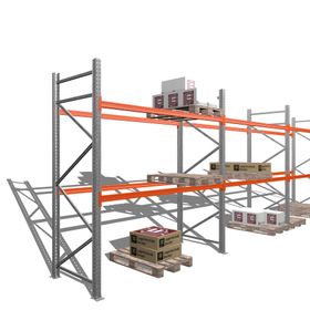 Palettenregal - 1,5 t - 3,0 x 8,5 x 1,1 m - 3 Felder - Schwerlastregal