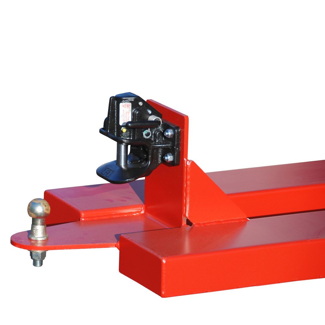 Rangierhilfe für Anhänger - Kugel + Rockinger 244-2 25 mm - feuerrot