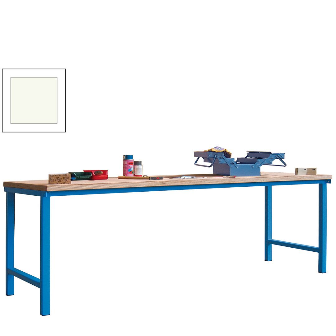 Werkbank - 900 x 2.000 x 700 mm (HxBxT) - Traglast 1.400 kg - anthrazitgrau