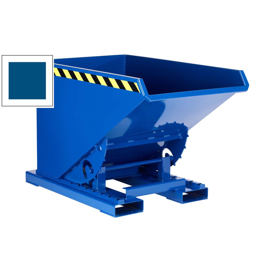 Abrollkipper für Schüttgüter - Volumen 1.200 l - Traglast 1.500 kg - 1.100 x 1.070 x 1.800 mm (HxBxT) - anthrazitgrau