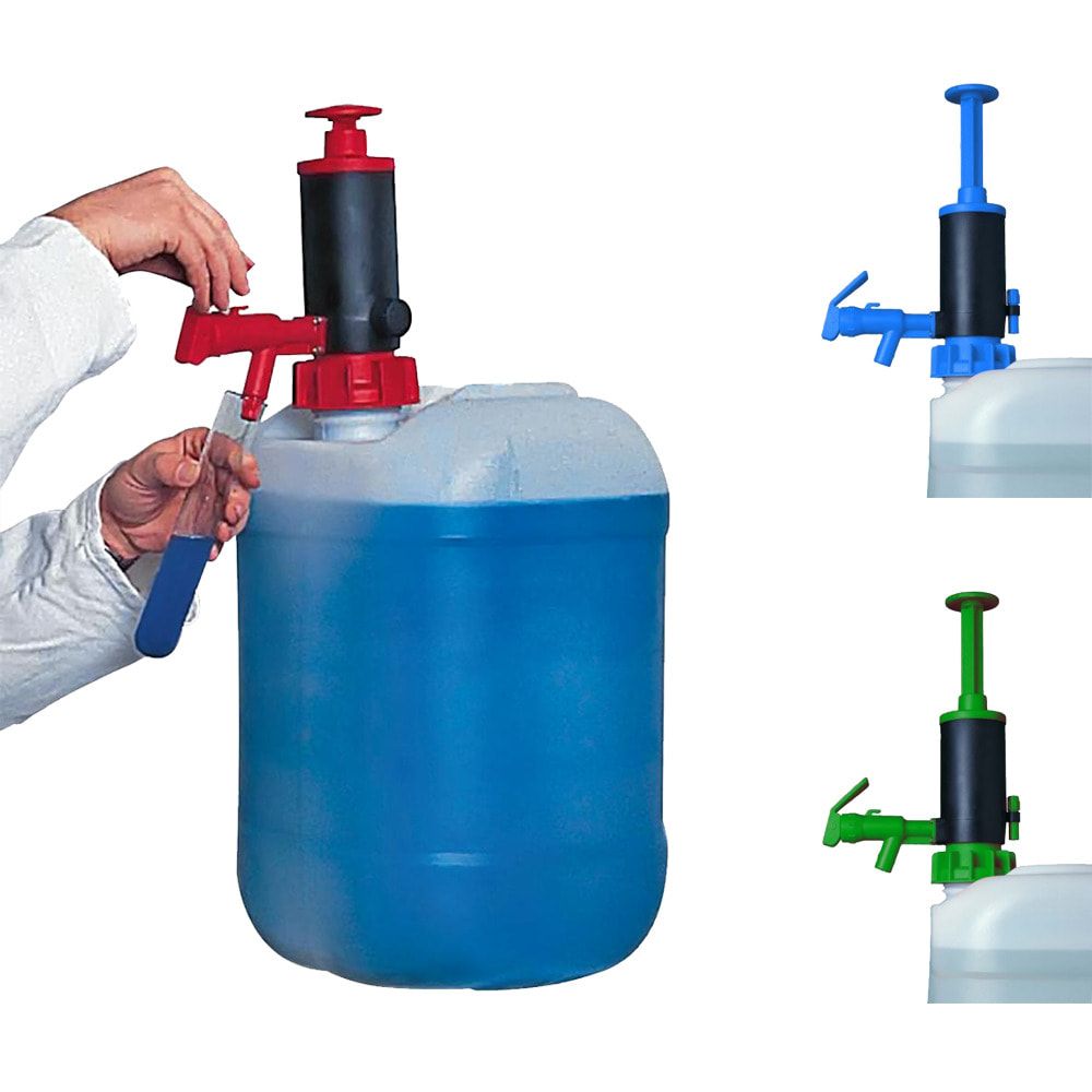 Abfüllpumpe - Transferpumpe - Dichtung aus EPDM für leichte Säuren und Chemikalien - für Kanister und Fässer