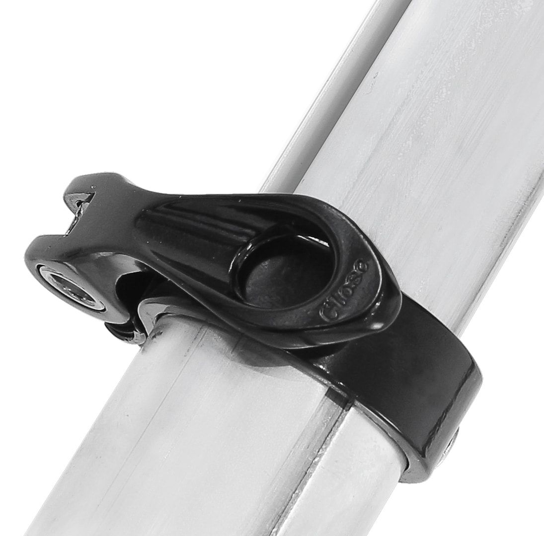 Einhänge-Schiebeleiter - Aluminium - ausziehbare Handläufe - Breite 550 mm - Länge 3.260 mm