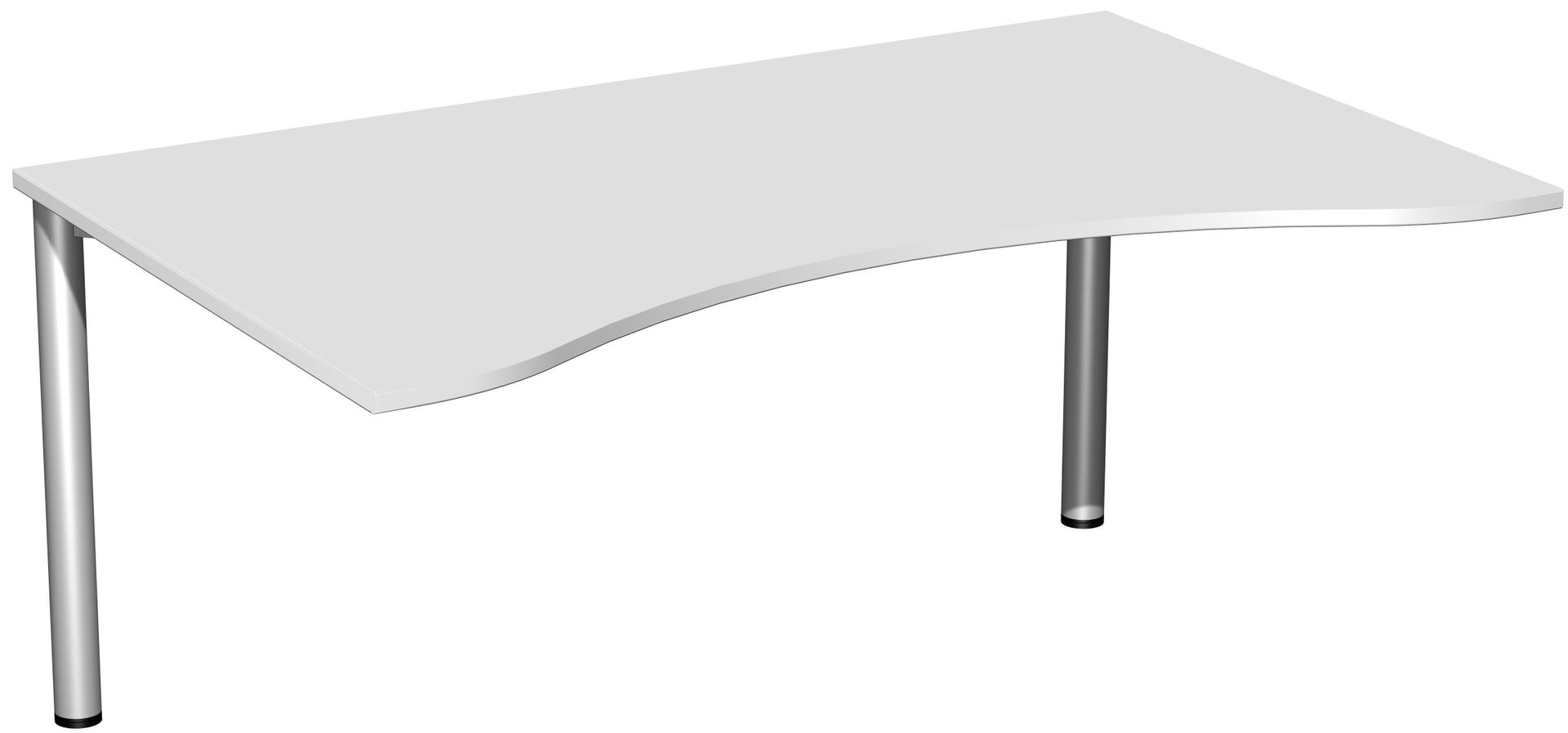 Ergo-Schreibtisch - 4-Fuß Flex - Bürotisch - 720 x 1.600 x 1.000 mm (HxBxT) - Gestell anthrazit - Ahorn