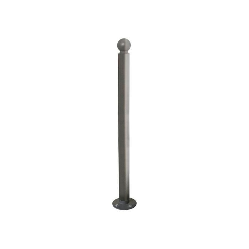 Neigbarer Pfosten mit Kugelkopf - 76 x 1.102 mm (DxH) - Farbe enzianblau - Pfosten mit Gelenk - beweglicher Pfosten