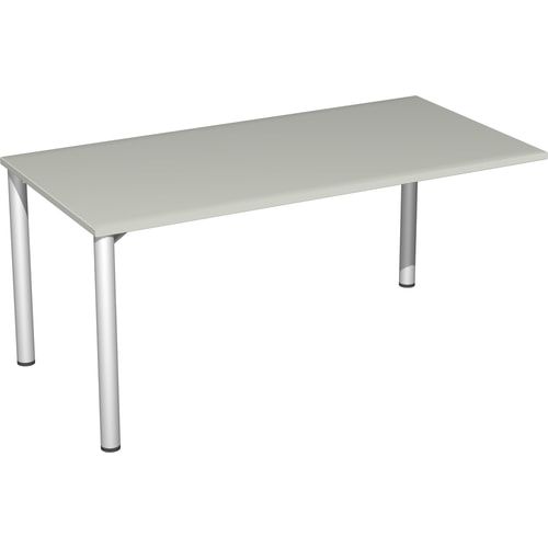 Schreibtisch - 4-Fuß Flex - Bürotisch - 720 x 1.000 x 800 mm (HxBxT) - Gestell anthrazit - Ahorn