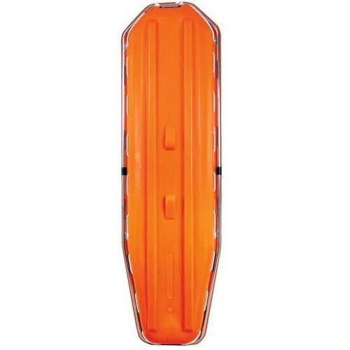Schleifkorbtrage, Bergungstrage, Rettungstrage, Höhenrettung, Tiefenbergung, Bergrettung, Sicherheitsgurte, bis ca. 280 kg, 200 x 650 x 2.150 mm, HDPE