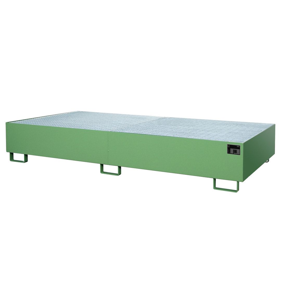 Regal-Bodenwanne f. Feldbreite 1.800 mm - 240 l - feuerrot