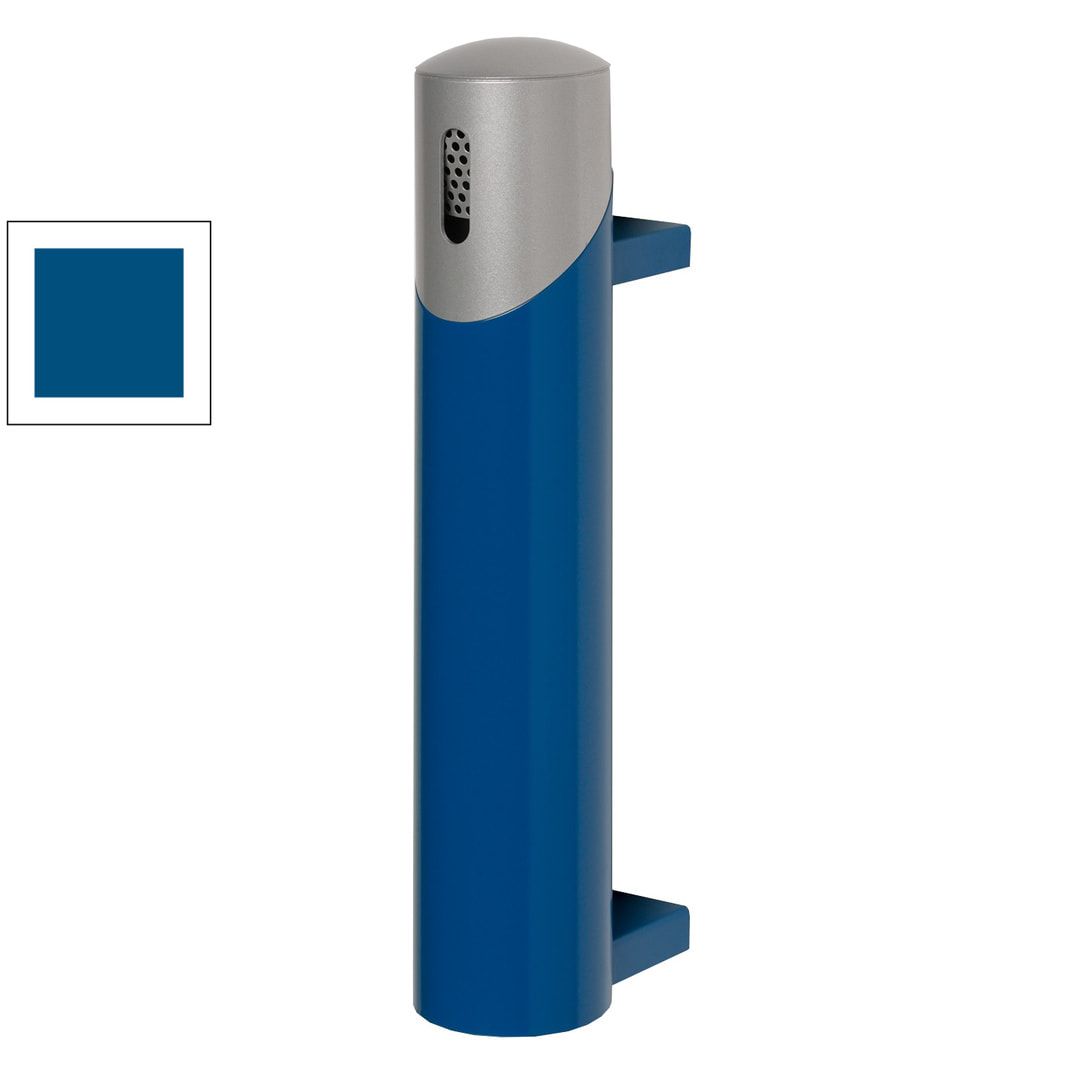 Wandascher aus Stahl - Volumen 1,4 l - 510 x 100 x 170 mm (HxBxT) - Antik silber