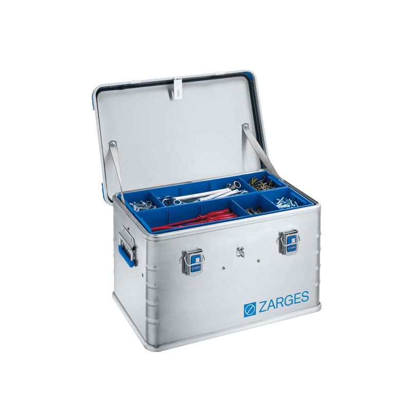 Zarges Werkzeugbox - Eurobox - 60 l - Aluminium - Transportboxen - Stapelboxen