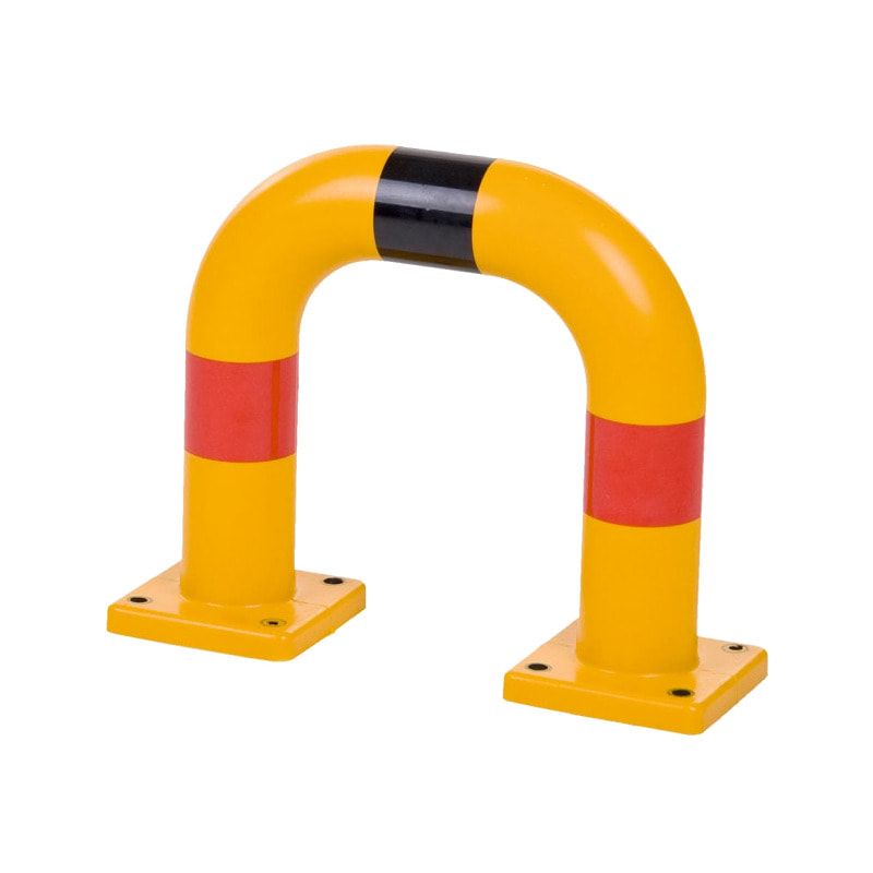 Rammschutz Bügel - 1.200 x 1.000 x 140 mm (HxBxT) - mit Reflektoren
