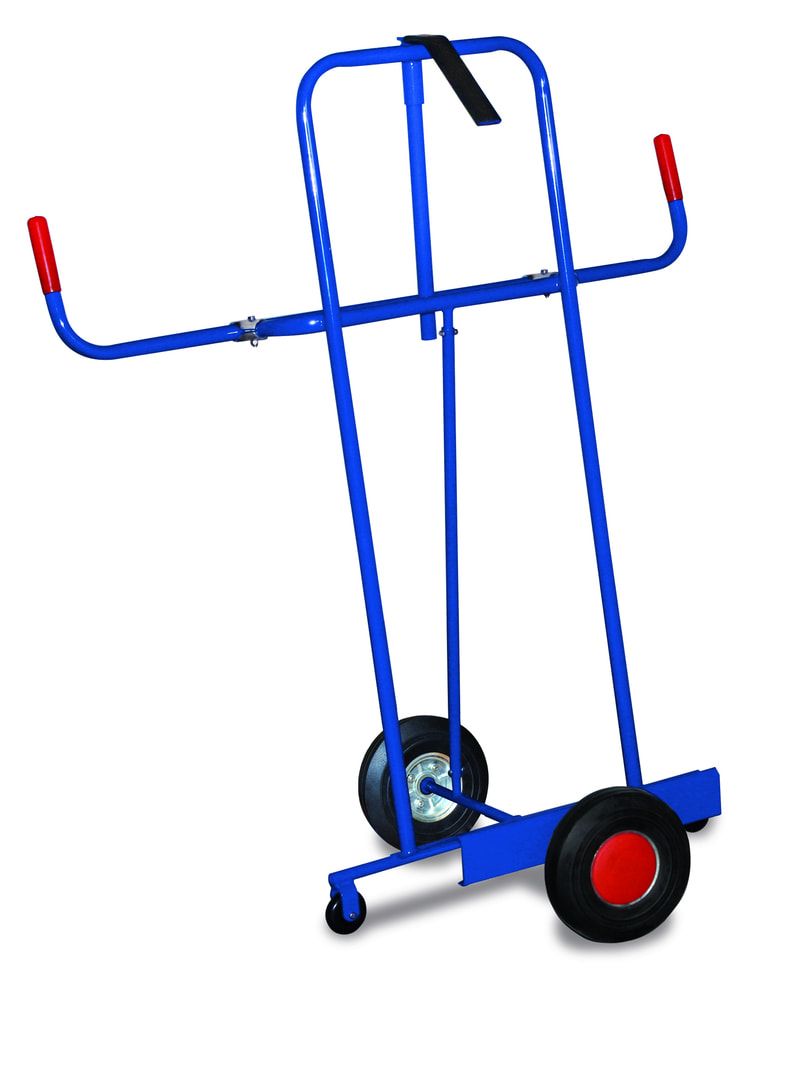 Plattenkarre - Luftbereifung - 250 kg Traglast - variable Plattensicherung - 1.440 x 680 x 1.260 mm (HxBxT)