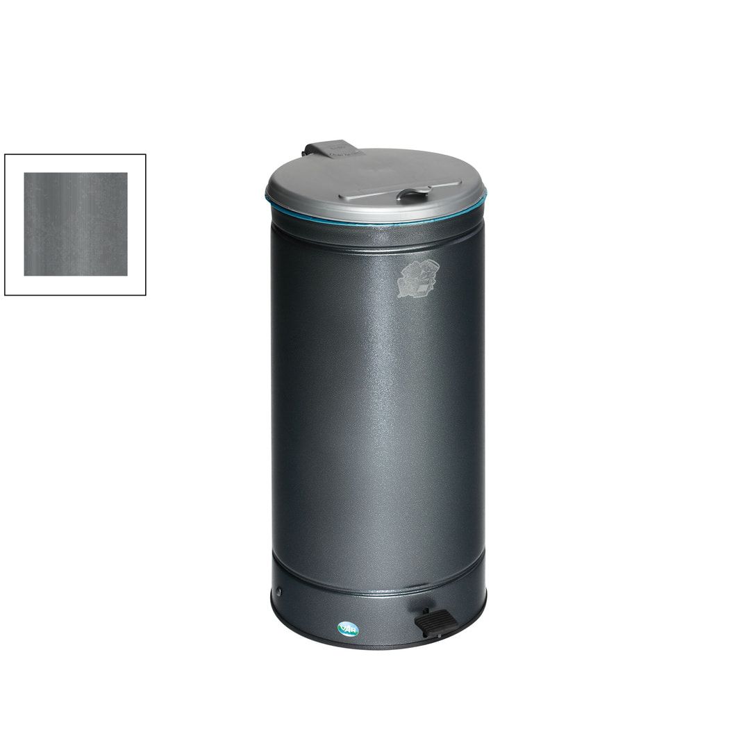 Abfallsammler - Volumen 66 l - Aufkleber Papier - 810 x 430 x 380 mm (HxBxT) - enzianblau