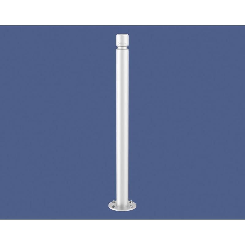 Neigbarer Pfosten mit Flachkopf - 76 x 1.100 mm (DxH) - Farbe enzianblau - Pfosten mit Gelenk - beweglicher Pfosten