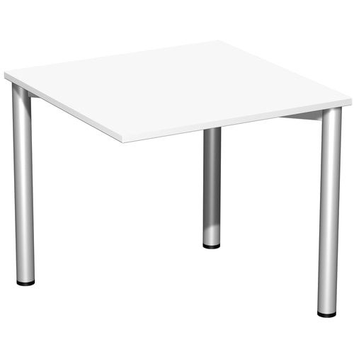 Schreibtisch - 4-Fuß Flex - Bürotisch - 720 x 1.000 x 800 mm (HxBxT) - Gestell anthrazit - Ahorn