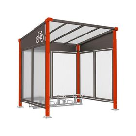 Seilicher Windschutz für Dach, Fahrradüberdachung, paarweise, Blech, Farbe wählbar