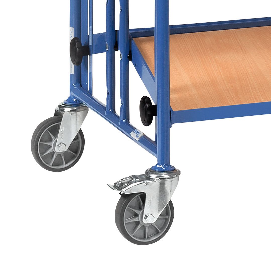 Fetra - Etagenwagen für 52 Sichtlagerkästen - 1.530 x 740 x 1.420 mm (HxBxT)