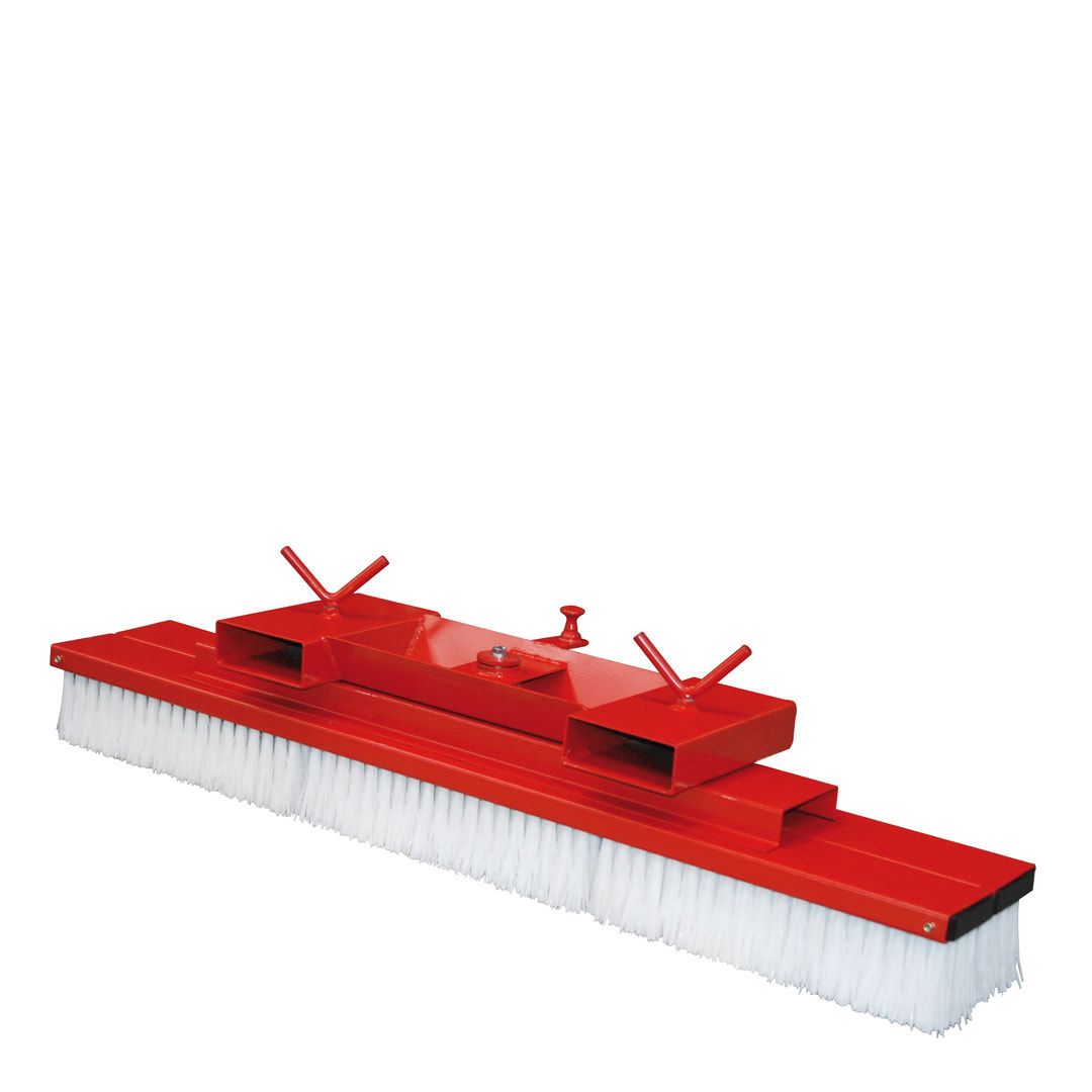 Gabelstapler-Kehrbesen - Breite 1.000 mm - fest - feuerrot