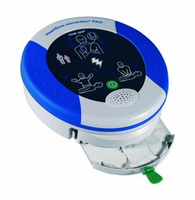 Stryker Defibrillator, AED, vollautomatisch, Audioanweisungen, visuelle Anleitung, wöchentlicher Selbsttest, 48 x 184 x 200 mm (HxBxT), ca. 1 kg
