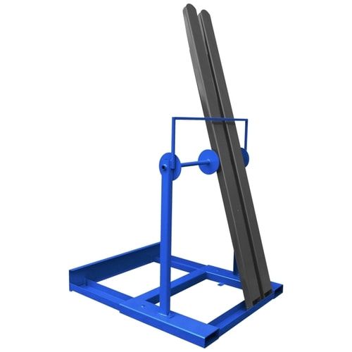 Gabelzinkenwechsler, Anhebehilfe, Arbeitshilfe, für 2 Paare, für offene Gabelverlängerungen, 1.200 x 800 mm (HxB), 700 mm Auflage, Farbe anthrazitgrau