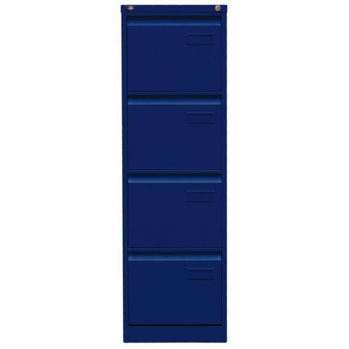 Bisley Light Hängeregistraturschrank - 2 Schubladen - einbahnig - Farbe blau