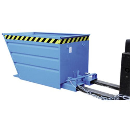 BAUER Muldenkippbehälter - 1100 l Volumen - 1500 kg - 890 x 1200 x 1440 mm - feuerrot