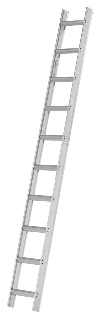 Dachleiter - Aluleiter - 10 Sprossen - Länge 2.800 - Hymer - Alu-natur
