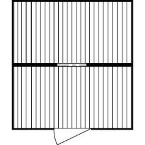 Container vormontiert, Lagercontainer, Schnellbaucontainer, Materialcontainer, Baucontainer, 2.150 x 4.050 x 4.340 mm (HxBxT), Holzfußboden