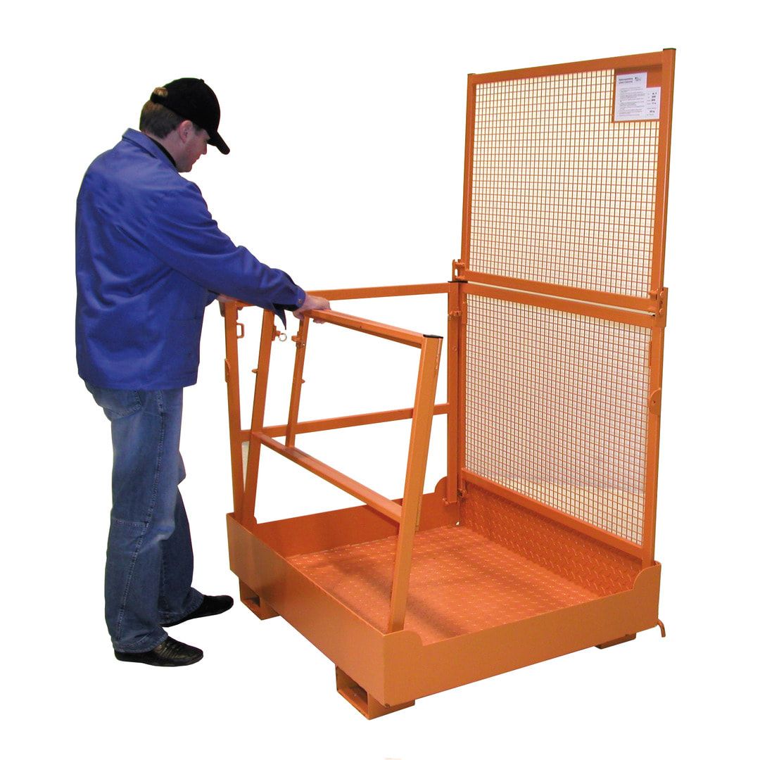 Arbeitsbühne - Traglast 170 kg - 1.890 x 1.200 x 1.090 mm - faltbar - feuerverzinkt