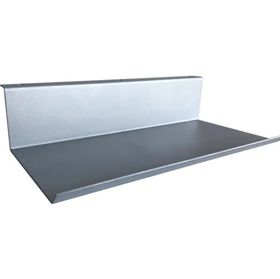 Kabelhalter unter Tischplatte zu montieren, 70 x 300 x 130 mm (HxBxT), Metall, Farbe: silber