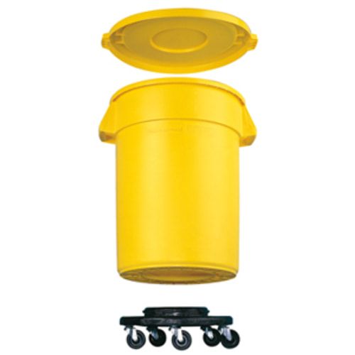 Tonne - PE - 121,1 l - 559x692 mm - Kunststoff-Rundbehälter - stapelbar - blau