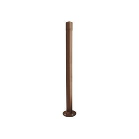 Neigbarer Pfosten mit Bogenkopf - 76 x 1.000 mm (DxH) - Farbe wählbar - Pfosten mit Gelenk - beweglicher Pfosten