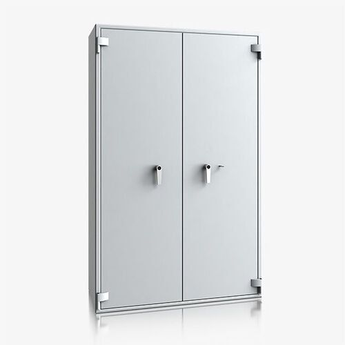 Dokumententresor, Geldschrank, Safe, Aktenschrank, VdS Klasse 1, 60 Min. feuerfest, Türen 2-flügelig, 1.045 x 1.128 x 506 mm (HxBxT), Farbe lichtgrau