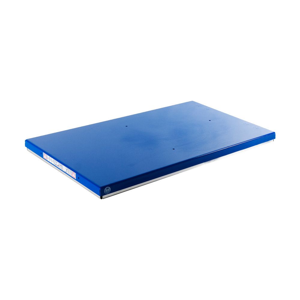 Flachform Hubtisch - Traglast 1.000 kg - geschlossen - Fußschalter - 1.000 x 1.350 mm (BxT) - elektrohydraulisch