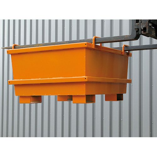 Eichinger Universal Container für Kran und Stapler, Volumen 1.000 l, Tragkraft 2.000 kg, 1.300 x 1.210 x 1.040 mm (HxBxT), Farbe enzianblau (RAL 5010)