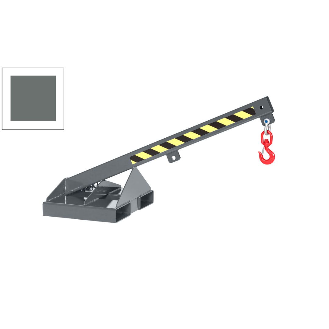 Lastarm - starr, Neigung 25 Grad - Länge 1.390 mm - Traglast 350 - 1.000 kg - enzianblau